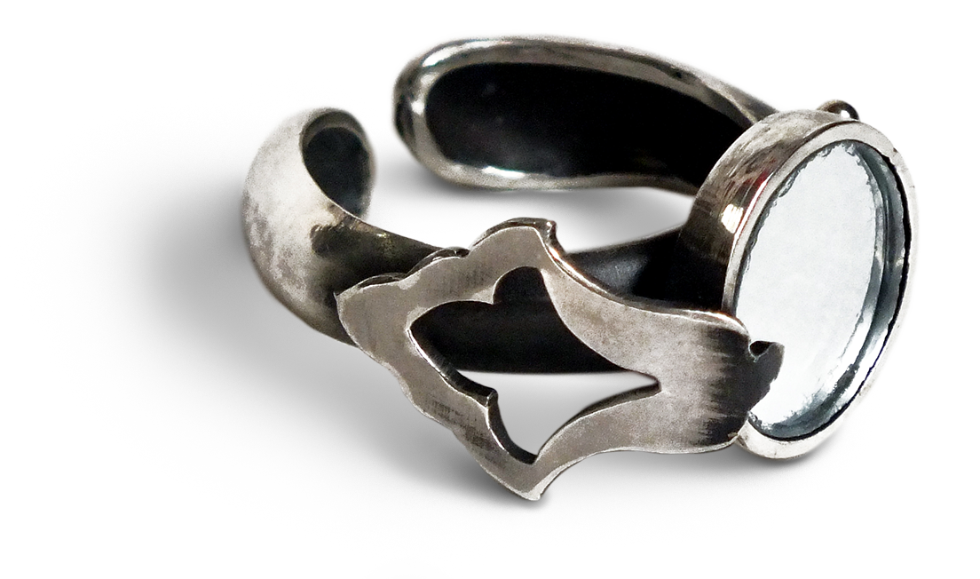 Reflection jewelry collection showcasing mirrors that capture fleeting moments