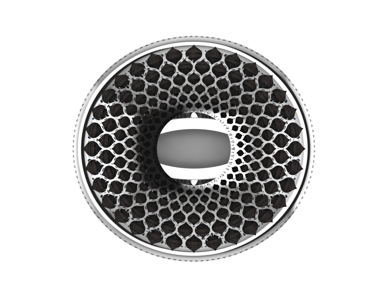 3D rendered dome ring inspired by Sheikh Lotfollah Mosque architecture