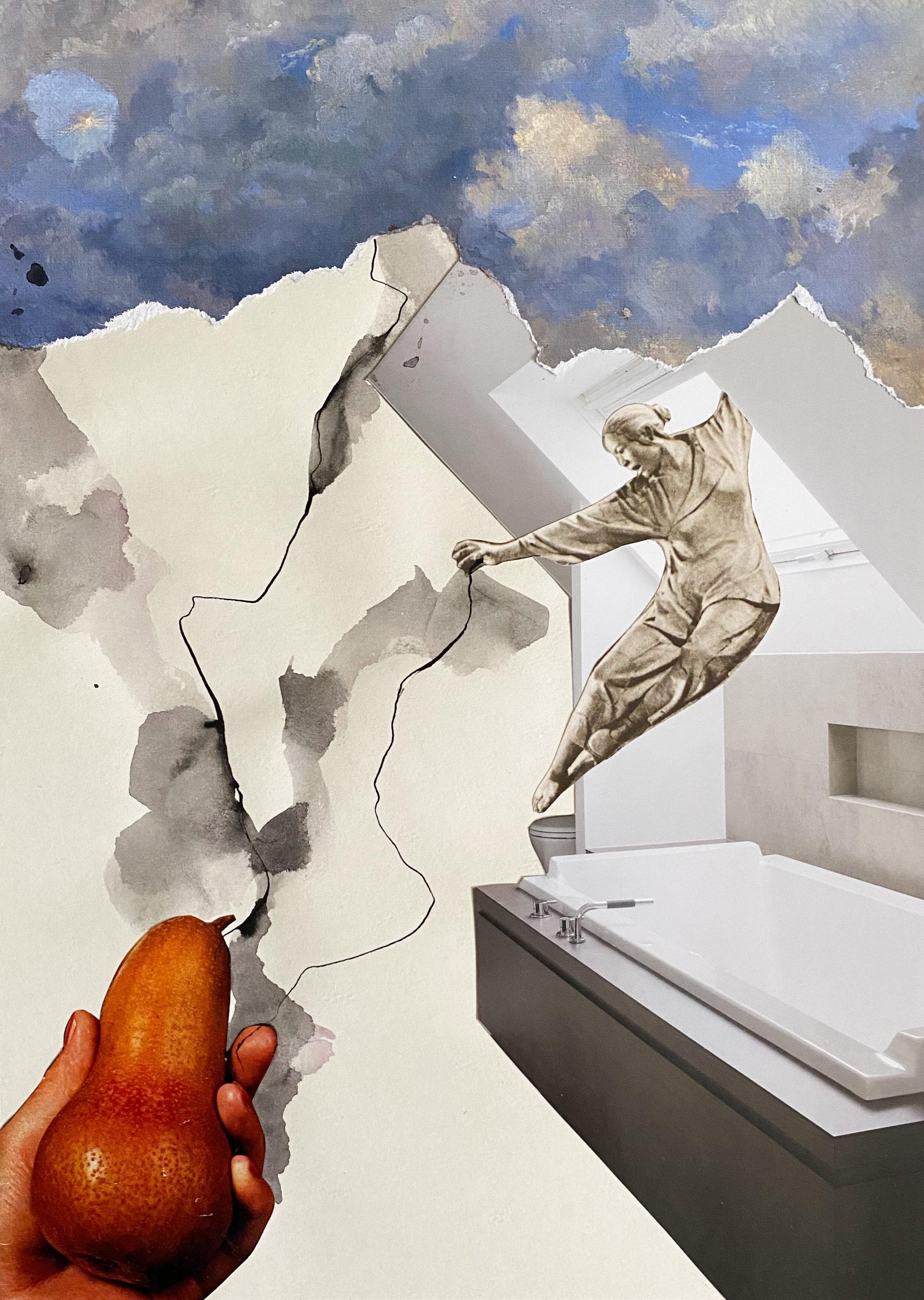 Collage on paper 2021