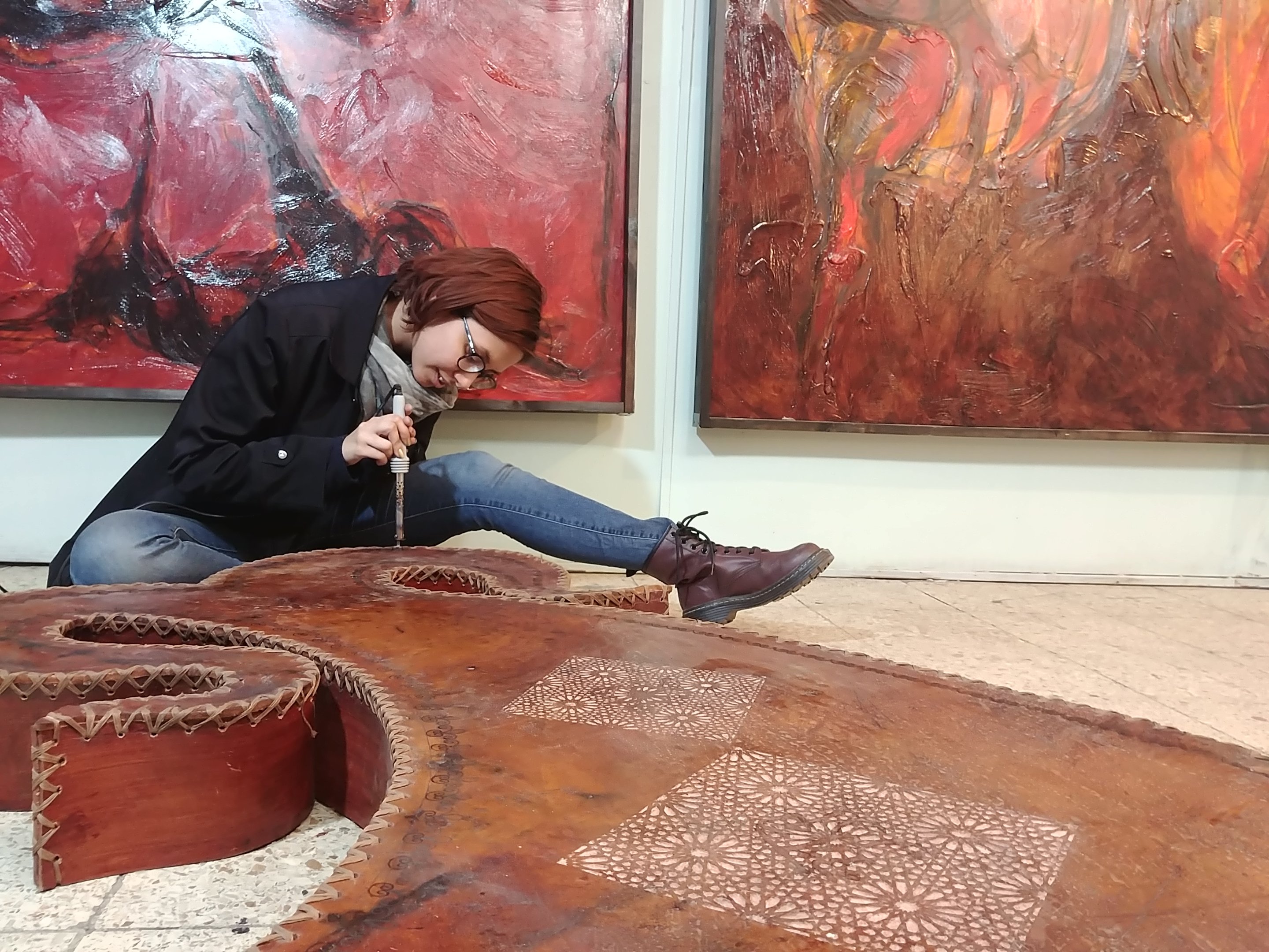 Jewelry piece showcase