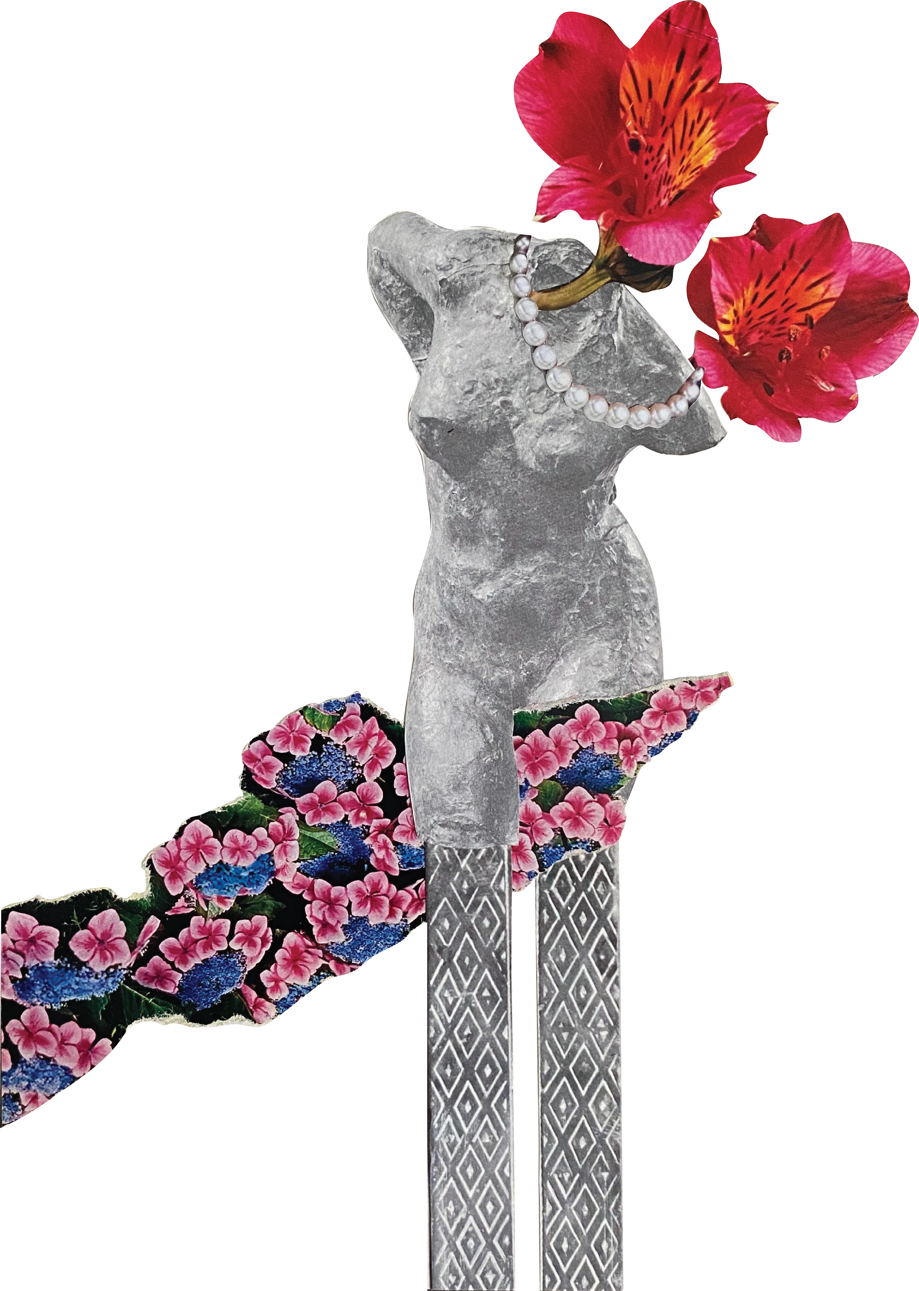 Collage artwork on paper