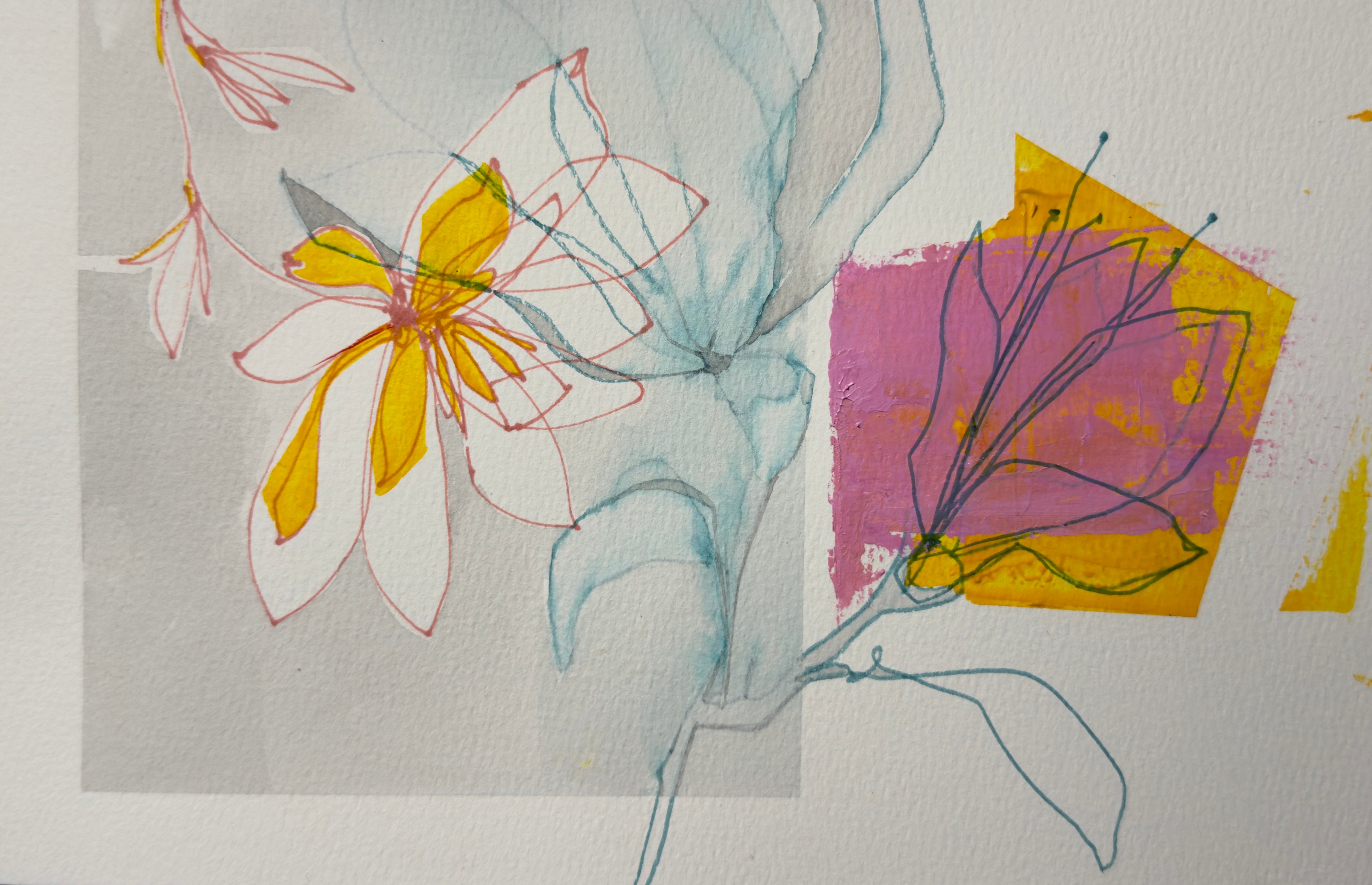 Pastel and Ink on paper 2025