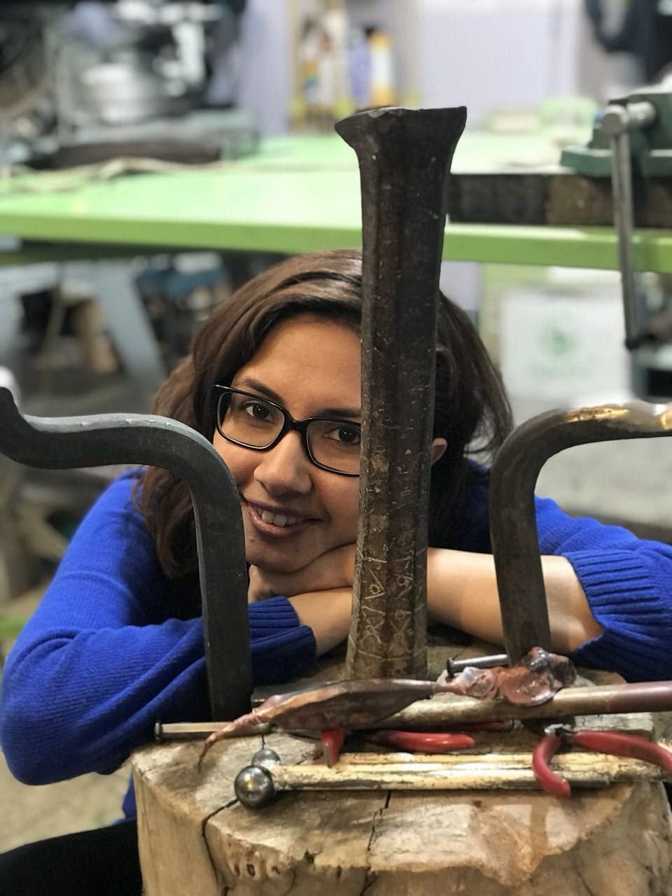 Jewelry studio workspace